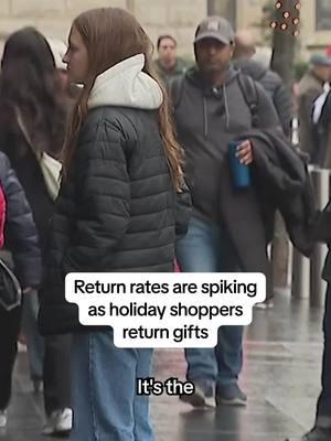 As people go to return #gifts after the #holidays, reports show return rates are spiking due to consumer trends.