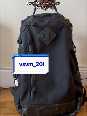 BOY AIN’T NOBODY GON ASK A QUESTION LIKE THAT Just to clarify, there are backpacks by visvim made from various materials, including calf leather, horsehide (very expensive), and vintage fabrics. Mine is just the lambskin model. #visvim #visvim20l #fashionmfs #grailedgoblin #fashionmeme 