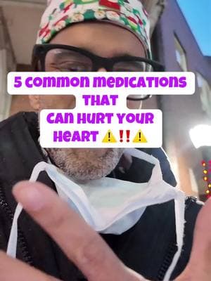 5 common medications that can affect your heart. #heartdisease #doctor #nurse 