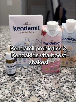 I absolutley love @kendamil.usa products! A European based company, #kendamil products are free from soy, palm oil & corn syrup! The #probiotic drops are perfect to help alleviate fussiness in your baby, while the #vitaboostshakes are a delicious yet nutritious treat for your toddler! Shop Kendamil products today! #moms #sahm #sahmlife #boymom #boymama #twoundertwo 