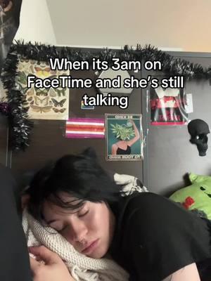 “I’m not sleeping my eyes just hurt,just keep talking I’m listening” #fyp #fypシ #her #facetime #phonecall #wlw #lesbian #latenight #fypシ゚viral #abcxyz 