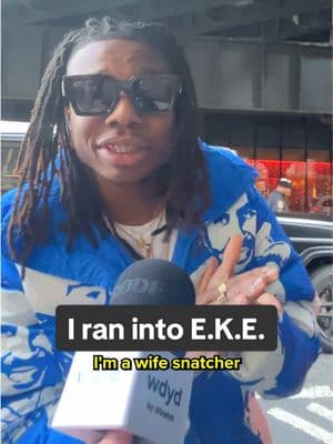 What does @EKE😈🖤 do for a living? #whatdoyoudoforaliving #eke #ghetto #ekethename #newmusic #interview #nyc #streetinterview #newyork #funny #rap #hiphop #trucarr #ghettodance 