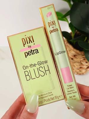 Perfectly flushed and hydrated lips and cheeks just a few #PixiPerfect moments! Our beloved “Fleur” is here to unlock your inner Glow! 🌸 💚 On-the-Glow Blush makes sure you carry a touch of plush radiance with you everywhere. A balmy blend of Ginseng, Aloe Vera and Fruit Extracts ensures a nourishing radiance with every swipe! ✨ 💚 LipGlow adds a deliciously dewy tint with the lip-adoring benefits of Shea Butter and Mango, consistently making your lips feel softer and more plush! Have you given this radiant duo a try? Let us know in the comments! 👇 @Fakiha Haider  #PixiBeauty #OnTheGlow #Makeup #Lips #PixiGlow