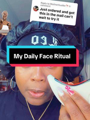 Replying to @MotherHustler🦩 #facemassager #ledlightmask #reviewsbygodsheavenlyscents #50andfabulous 