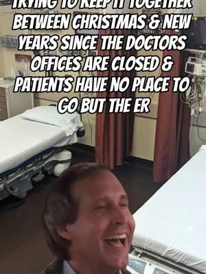 Always the toughest time of year. Hug someone in the ER. Also, the entire state of Ohio is vomiting. 🤢 #medicalhumor #doctor #nurse #er #hospital #medicine #griswold 