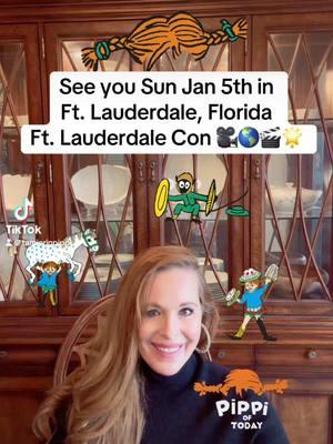 See you Sunday January 5th at Ft. Lauderdale Con!!! 🎥🌎🎬🌟❤️✈️ TamiErin.com for my meet & greets, movie screenings, and ShopPippi.com links #pippilongstocking #tamierin #36thanniversary #80thanniversary #thenewadventuresofpippilongstocking #popculture #80smovies #80smusical #Ilovethe80s #comiccon #autograph 