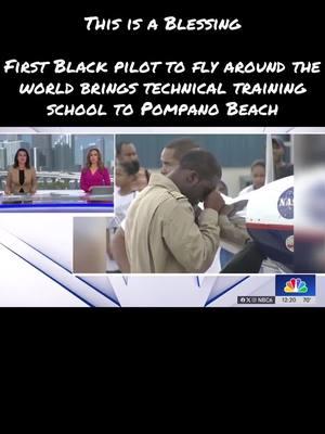 First Black pilot to fly around the world brings #technical training school to #PompanoBeach #Barrington Irving, the first #Blackman to fly around the world, is a new program coming to the Pompano Airpark to expand both aviation and technical fields in #BrowardCounty. #blackexcellence 