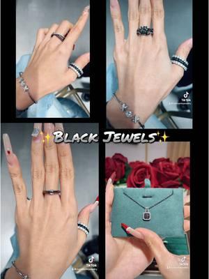 Queen & Skia’s Customized Black Jewels are just Stunning!@skia221 #ysdd_jewelry #moissanite #sterlingsilver #highquality #customized #blackjewelry 