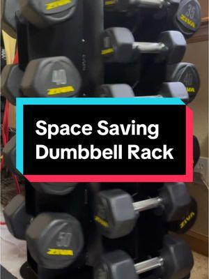 BalanceFrom PowerSpin Space Saving Dumbbell Carousel Weight Rack from Walmart #homegym #gymequipment #garagegymreviews