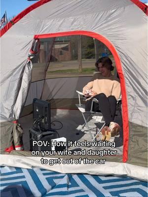 The tent🤣🤣 #fyp #foryou #foryourpage #fypシ゚viral #xybca #funny #fypviral #popular #girldad #husbands #dads #viral 