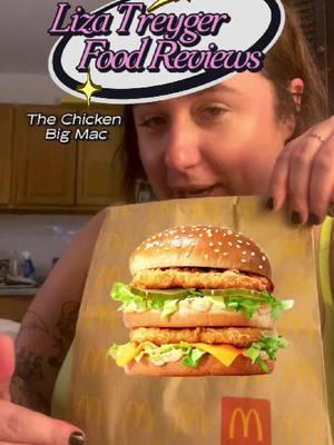 2024 brought us the Big Mac Chicken. Never forget* . . . . *remember  #foodinfluencer #chickenbigmac #mcdonaldsreviewfunny #lizatreyger #bigmac #macsauce #foodies #comedians #fypfoodie #reviews 