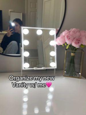 #fyp #vanitymirror #vanity #organize #newvanity 