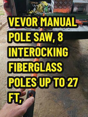 VEVOR MANUAL POLE SAW, 8 FIBERGLASS POLES, UP TO 27 FT, EXTENDABLE TREE PRUNER, BRANCH TRIMMER. #cutting #saw #manualpolesaw #fyp #fy  #polesaw #pruning #viral #fypシ゚viral #pruningtrees #fypage #cuttinglimbs #cut #sawing #polesaws #vevorproducts #vevor #mademyyear #watch #ttsdelightnow #giftguide #spotlightfinds #treasurefinds #christmassale #christmassales #christmasdeals #savings #sell  #tiktokshoplastchance #sale  #tiktokshopnewyearnewaura #TikTokShop #tiktokshopping #trending2024 #viralvideos #onsale #flashsale #giftideas #giftidea #tiktokshopfinds #tiktokmademebuyit #foryou #foryoupage #trending #wow #tiktokmademedoit #getyours #today #tiktokfinds #tiktokfind #tiktokviral #tiktokviralvideo #tiktokviraltrending #ttsacl @Vevor_US @HAIDEE_Vevor @vevor shop 