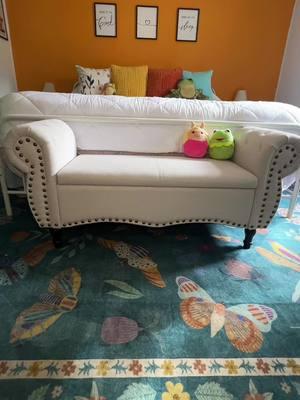 Upgrading my master bedroom and this #storagebench was at the top of the list. #storage #masterbedroom #bedroom #ottoman #tufted #bench #bed #kingbed #Home #bedding #furniture #nailheadtrim #comfortable #design #amandaspretties  