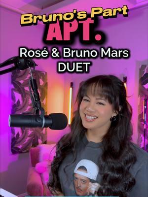 APT by Rosé & @brunomars @bp_tiktok...Bruno's Part!  Let's sing! #apt #brunomars #singwithme #singingchallenge #duetwithme #duetthissong #popcornduet