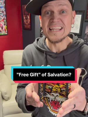 The "FREE GIFT" of Salvation?  Want my Hat? Get one today from - @cxxiiapperal  #jesuslovesyou #christiantiktok #christianity #ThinkAboutThatForAMinute #jesus #kellykministries #kellyk #kellykministry #foryoupage #fyp #foryou #christianity #dailybiblestudy #christian #bible #BookTok #churchtok #truth #dailydevotional #churchtiktok #bibleverse