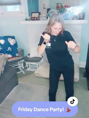 Friday Dance Party! 💃🏼 #fyp #fypシ #fridayvibes #weekendmode #danceparty #cupidshuffle #duet #dancewithme #backtome #over40 #genx #genxtiktokers #parentsoftiktok #singledadsoftiktok #singlemomsoftiktok #strongandsassyclub 