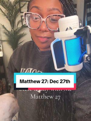 Good morning!  Let’s discuss Matthew Chapter 27 for today's #matthewbiblestudy 📖🙏🏾 Here is a brief overview of the resources used: ✨ Women's Study Bible (NKJV): 🔗 in bio via Amazon storefront ✨ Life Application Bible (NIV): 🔗 in bio via Amazon storefront ✨YouVersion Bible app (Various translations available)  #BibleChallenge #30DayChallenge #BibleReadingPlan #BookOfMatthew #FaithJourney #SpiritualGrowth #DailyScripture #ChristianTikTok #BibleStudy #GrowInFaith #FaithGoals