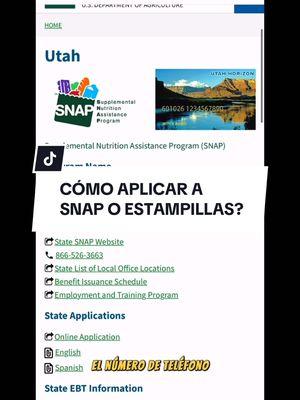 Replying to @laroco2009  Aplicar a SNAP (Supplemental Nutrition Assistance Program) es un proceso sencillo, pero puede variar ligeramente según el estado en el que vivas. A continuación, te explico los pasos generales: 1. Verifica tu elegibilidad Antes de aplicar, revisa si cumples con los requisitos de ingresos, tamaño del hogar y ciudadanía o estatus migratorio. 2. Reúne la documentación necesaria Los documentos que suelen solicitar incluyen: •Identificación (licencia de conducir, pasaporte, etc.). •Comprobantes de ingresos (talones de pago, carta del empleador). •Prueba de residencia (factura de servicios, contrato de arrendamiento). •Comprobantes de gastos (alquiler, cuidado infantil, servicios médicos). 3. Presenta tu solicitud Tienes varias opciones: •En línea: Cada estado tiene un portal en línea para aplicar. Busca el sitio web de SNAP en mi biografía •En persona: Visita una oficina local de servicios sociales o de SNAP. •Por correo o fax: Descarga el formulario desde el sitio web de tu estado y envíalo. •Por teléfono: Algunos estados permiten iniciar el proceso llamando a una línea de asistencia. 4. Entrevista de seguimiento Después de enviar tu solicitud, deberás realizar una entrevista (en persona o por teléfono) para verificar tu información. 5. Recibe tu tarjeta EBT Si eres aprobado, recibirás una tarjeta EBT (Electronic Benefit Transfer), que funciona como una tarjeta de débito para comprar alimentos elegibles en supermercados autorizados. Para más información o dudas déjame saber en los comentarios  #snap #estampillas #mamaprimeriza💜💓 