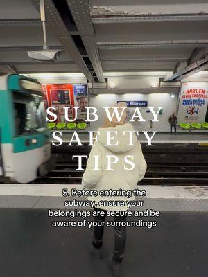 Sharing some simple tips on how to stay safe in the subway, especially during the holiday season! 🚇🎄 Stay alert and keep an eye on your belongings👜 #subwaysafety #safetyfirst #safetytips #subway #safety #tips #staySafe #paris2024 #parismetro #parissubway #transportsafety #womensafety #womansafety #publicsafety 