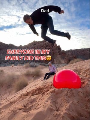 Not a dull moment at the Bean house🫡 @Ryan  #fyp #family #flip #tricks #sanddunes #crazyfamily #athleticfamily #sand #gymnastics 