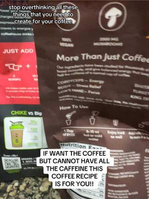 If you want the delicious coffee but cannot handle all the caffeine you need to use one scoop of the protein packed white chocolate peppermint coffee and one tablespoon of the mushroom coffee for all the wellness benefits and less caffeine without the stomach issues and jitters! All these coffee suggestions can be found in my TikTok Showcase! Let me know if you try it! #creatorsearchinsights #ryzemushroom #ryzemushroomcoffee #whitechocolatepeppermint #frappuccino #coffeeathome #coffeetiktok #coffeetok #highproteincoffee #mushroomcoffee #caffeine #caffeinefree #coffeerecipe #icedcoffeerecipe #icedcoffeeathome 