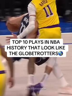 NBA plays that look like the globetrotters😂🌎 Did I miss any?#creatorsearchinsights #nbaedits #NBA #basketball #globetrotter 