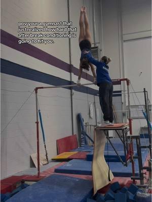 i’ll be too tired to practice just from conditioning..😑 #gymnastics #gymnast #fypシ #blowthisup #viral #relatable #GymTok #trend #xceldiamond #2026 #athlete #conditioning #winterbreak #compszn #bars #floor