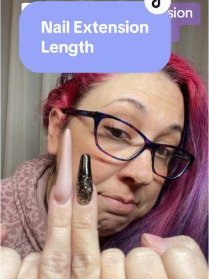 Replying to @lanadelreyalligatorplay  Nail Extension Length  #nailextension #nailextensions #nailtechsoftiktok #naileducation #nailtok #njnailtech 