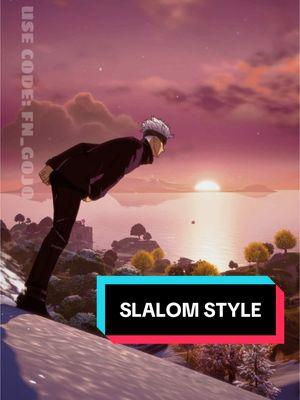 Slalom Style #fortnitegojo #gojo #slalomstyle #fortnite #slalomstyleemote #satorugojo #jjk #jujustukaisen #gojosatoru #iconseries #traversalemote #fortniteitemshop 