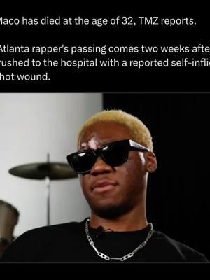 OG Maco is has expired due to an attempt on his life 2 weeks ago. Unfortunately he he did not make it Rest In Power. This is a reminder to always check on your strong friends 🧡  #ogmaco #rip #rapmusic #culture 