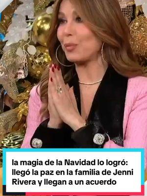 🎄 La magia de la Navidad lo logró: llegó la paz en la familia de #JenniRivera, sus hijos han llegado a un acuerdo con don Pedro, su abuelo, y se ha revelado importante clausula, entérate vía #LaMesaCaliente. #Chiquis #ChiquisRivera