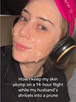 Mid-flight skincare must-have: Co2 Mask for plump, juicy skin 🤌💦  This gel mask produces Co2 which increases blood flow and oxygenation, promoting cellular regeneration and hydration. Want to see a full in-flight skincare routine? ✈️ Drop a comment.  P.S. I recently injected PRF under my eyes hence the bruising! #co2mask #hydratedskin #hydratingskincare #skinbarrier #traveltips #dryskin #dermatologist #shereeneidriss #dridriss  @ShereeneIdriss 