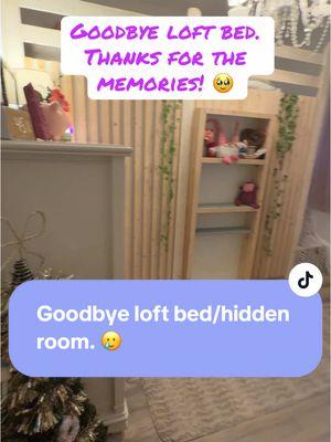 Saying good bye to the loft bed and hidden room was tough, but I think the new room is amazing too. What do you think? #loftbed #teenroom #feminineroom #feminineenergy #girlroom #vanity 