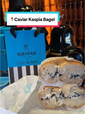 You can now get this luxurious caviar bagel at Caviar Kaspia on the UES! Caviar Kaspia’s newest bagel collab is with Baz Bagel and it is one you do not want to miss. Baz Bagel’s are perfectly fluffy on the inside with a crunchy outside and pairs so well with the generous 15g of caviar that is served in the bagel. The bagel is $45 so definitely is a bit pricey but is such a great idea for a bday, special occasion or if you are feeling fancy! 🥯  #nyctok #thingstodonyc #bagel #bageltok #bageltime #nycbagel #bestofny #uppereastside #bagels #luxury 