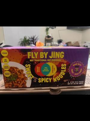 Sweet Spicy Noodles are delish 🤤 #flybyjing #spicynoodles #sweetspicynoodles #TikTokShop #freesamples #tiktokpartner 