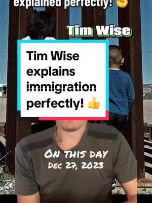 Immigration in America put perfectly! 👏👏👏  If you haven’t heard of him yet go check him out #timwise #immigration #theborder #immigrantstruggles #dobetter 