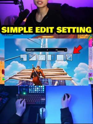 IS SIMPLE EDIT OVERPOWERED? #fortnite #gaming #simpleedit #lubester 