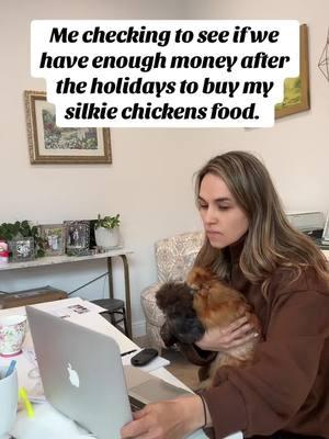 What a relief, they won’t have to be the dinner! 🥴  #silkie #silkies #holidays #backyardchickens #funny #funnyvideos #sahm #sahmlife #hanukkah 