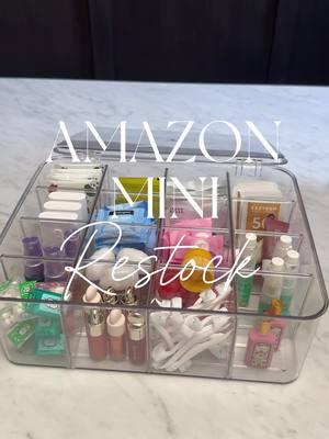 MINI Restock! 🔄 Cute and convenient for travel or even packing your purse for a night out! 💃 #asmr #mini #minis #asmrrestock #restock #travelhacks #travel #travelneeds #travelessentials #travelminis #amazon #amazonfinds #amazonmusthaves #amazontravel#restocking