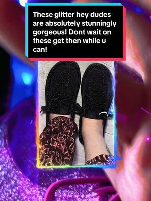 @TikTok Shop Creator @heydudeshoe @TikTok Shop 🇺🇸 #for #fy #viralvideo #giltter #sparky #sparkles #glittershoes #heydudes #heydudeshoes #heydudes #heydudeglittershoes #viralshoes #viralvideo #trending #trendy #omg #soprrety #ilovetheseshoes😍💗 #gorgalicious #foryoutiktok #TikTokShop #tik #meme #tt #feet #shoes #shoeschallenge #shoestyle yall these are beautiful #blackglitter #pinkglitter #shoesheydudes #heydude #fypシ゚viral #beauty @TIKTOKFINDS🧿🪬 