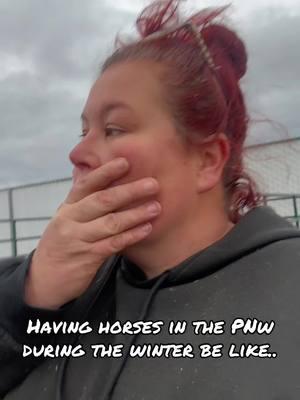 #keepingmyshittogether #trending #trendingvideo #mudlife #muddy #horsesoftiktok #horsetraining #horsetrainersoftiktok #pnwlife #oregoncheck #raining #ineedadrink 