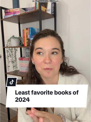 No hate, I promise #bookish #bookishthoughts #bookishopinions #BookTok #leastfavoritebooks #2024readingrecap #bookreview #thereadingrealtor 