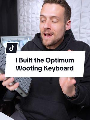 I can’t wait to tell you how the gaming experience is tbh, it’s nuts. #PCGaming #GamingPC # #Optimum #Wooting #wootingkeyboard 