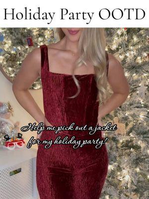 It’s the Black one… can we all agree?  #holidayparty #workdinner #merrychrismas #holidaytiktok #fyp #happyholidays #OOTD #grwm 