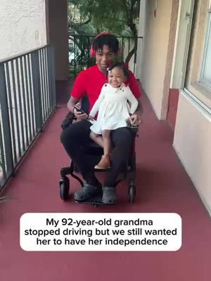 We are so happy that even though shes 92, she can still be mobile. Wheelchair 🔗 in my profile #grandma #electricwheelchair  #Electric #PaiseecWheelchair #wheelchair #mobilitysolution #rollator