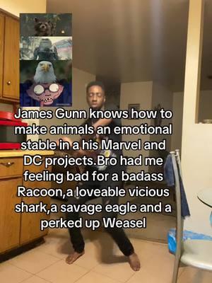 James Gunn knows how to tell a balanced emotional story within these animals and it’s so well written#rocketraccoon #guardiansofthegalaxy #kingshark #suicidesquad #creaturecommandos 