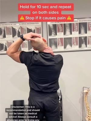 Neck pain? Try this and share! #neckpain #neckcrack #neckpainrelief #creatorsearchinsights 