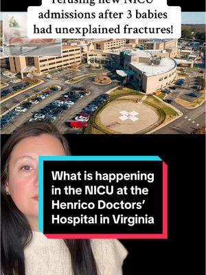 What is happening in the NICU at the Henrico Doctors’ Hospital in Virginia?? #fyp #foryou #crime #truecrime #hospital #nicu #icu #baby #babies #fractures #police #news #footage #surveillance #viral #xyzbca