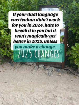 🚨If you keep using the same curriculum that failed you in 2024, your 2025 will look exactly the same.  🔥The change has to start with you!  But here’s the good news—you don’t have to do it alone. Todo Bajo el Sol gives you access to everything I’ll create in 2025. From biliteracy lessons to cross-linguistic strategies, all resources are designed specifically for k-3 dual language educators like you, who are sick of resources that don’t work. You deserve tools that work as hard as you do. If you’re ready to make 2025 different, I can help. 🌞 Click ⬆️ for más información  #duallanguage #duallanguageteacher #maestrabilingüe #biliteracy #newduallanguageteacher #duallanguageteacherproblems #bilingualeducation #palantemember 